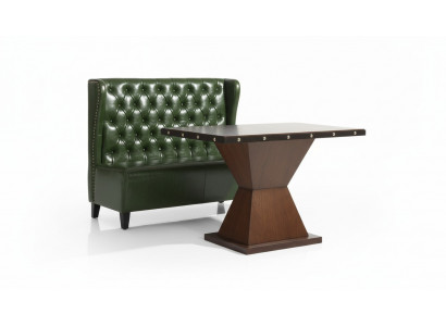 Chesterfield Sofa Bank Couch Sitzbank Grün Wartezimmer Wohnzimmer Büro Sofas Neu