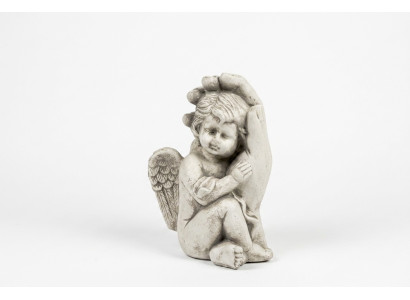 Grabengel Kreuz Grab Deko Grabschmuck Dekoration Klassisch Stein Statue