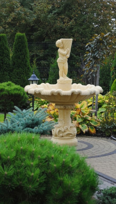 Zierbrunnen Springbrunnen Brunnen Dekoration Garten Fontaine Teich CARELLO
