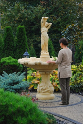 Zierbrunnen Springbrunnen Brunnen Garten Dekoration Fontaine Teich ELENA NOEMI