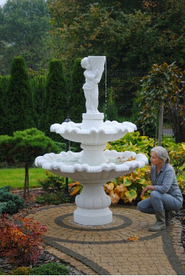 Zierbrunnen Springbrunnen Brunnen Garten Dekoration Fontaine Teich CARELLO