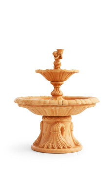 Springbrunnen Garten Teich Brunnen 190cm Steinbrunnen Gartenbrunnen Fontaine Neu