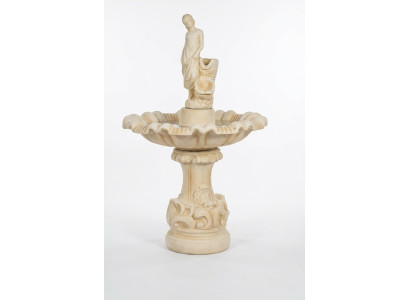 Zierbrunnen Springbrunnen Skulptur Brunnen Dekoration Garten Fontaine 157cm Neu