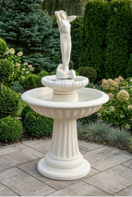 Zierbrunnen Springbrunnen Skulptur Brunnen Garten Fontaine Teich Neu Deko 172cm