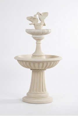 Zierbrunnen Springbrunnen Skulptur 171cm Brunnen Deko Garten Fontaine Teich Neu