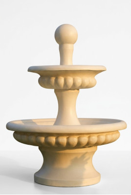 Springbrunnen Garten Teich Brunnen 163cm Steinbrunnen Gartenbrunnen Fontaine Neu