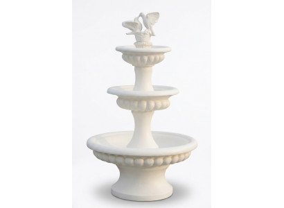 Zierbrunnen Springbrunnen Skulptur Brunnen Deko 186cm Garten Fontaine Teich Neu