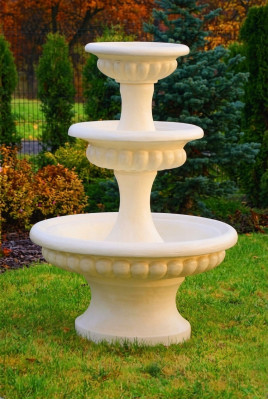 Zierbrunnen Springbrunnen Skulptur Brunnen Deko Garten Fontaine Teich Neu 171cm