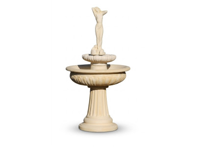 Zierbrunnen Springbrunnen 174cm Skulptur Brunnen Deko Garten Fontaine Teich Neu