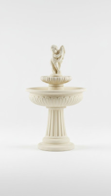 Springbrunnen Froschbrunnen Brunnen Gartenbrunnen Fontaine 154cm Steinbrunnen