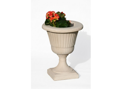 Blumenkorb Blumen Vase Gefäss Garten Terrasse Dekoration Statue Figuren Dalia