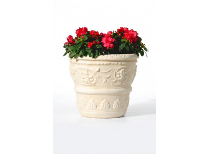 Blumenkorb Blumen Vase Gefäss Garten Dekoration Statue Figuren Kasten Terrasse