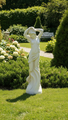 Römische Figur Skulptur Statue Deko Garten Figuren Statuen Skulpturen Stein84cm