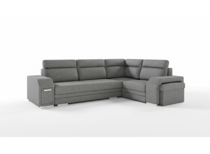 Wohnlandschaft Ecksofa Bettkasten Schlafsofa Sofa Polstersofa Eck Sofas Couch
