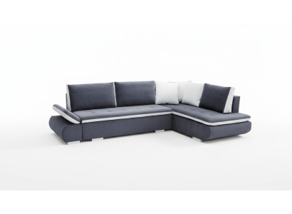 Schlafsofas Sofa Couch Eck Sofas Garnitur Polster Ecke Stoff Neu Wohnlandschaft