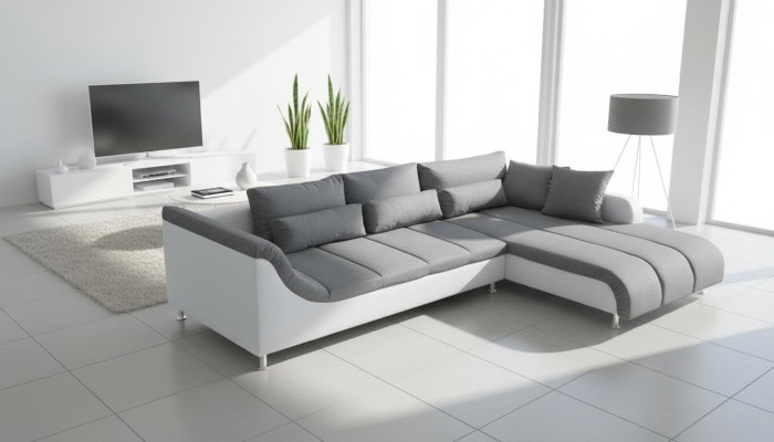 Schlafsofa Eck Sofa Couch Bettfunktion Polster Eck Schlaffunktion Neu Garnitur
