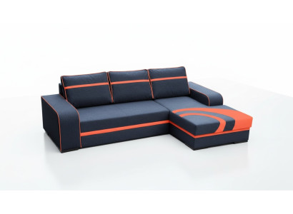 Schlafsofa Ecksofa Couch mit Bettfunktion und Polsterung - Moderne Garnitur mit Schlaffunktion NEU 