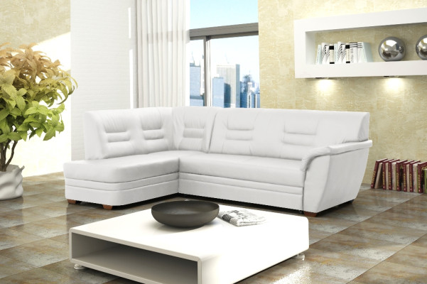 Wohnlandschaft Ecksofa mit Bettkasten Polstersofa Couch Eckcouch Sofa L-Form