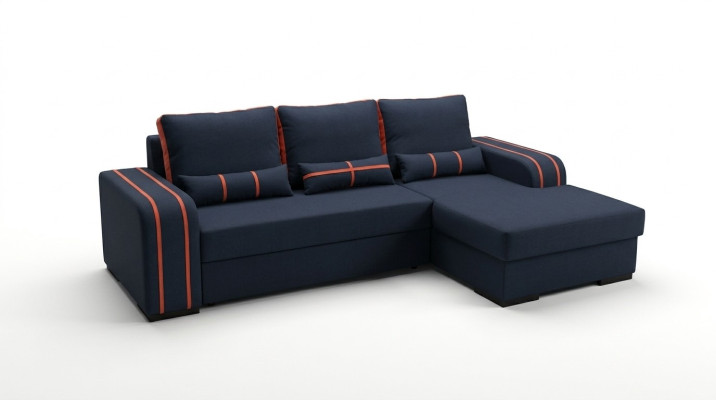 Schlafsofa Ecksofa Sofas Couch mit Bettfunktion und Polsterung - Moderne Garnitur mit Schlaffunktion