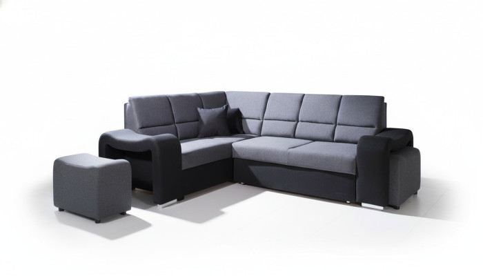 Sofa Schlafsofa Designer Sofa Bettfunktion Bettkasten Ecksofa Couch Sofas Textil