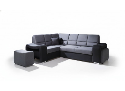Sofa Schlafsofa Designer Sofa Bettfunktion Bettkasten Ecksofa Couch Sofas Textil