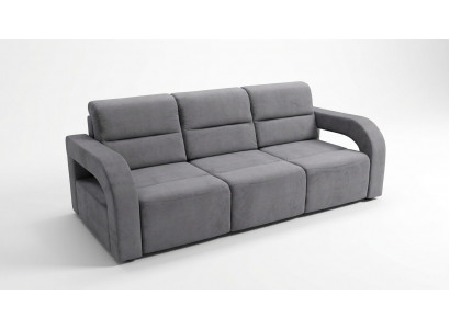 3 Sitzer Luxus Bank Sofa Couch Blau Wohnzimmer Kanzlei Möbel