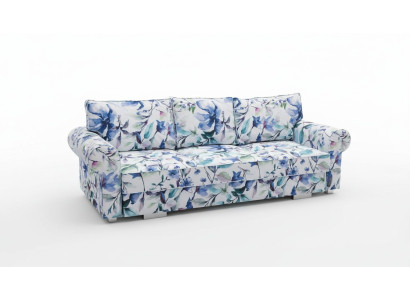 Couch Schlafsofa Sofa Blumen Wohnlandschaft Bettkasten Couchen Sofa