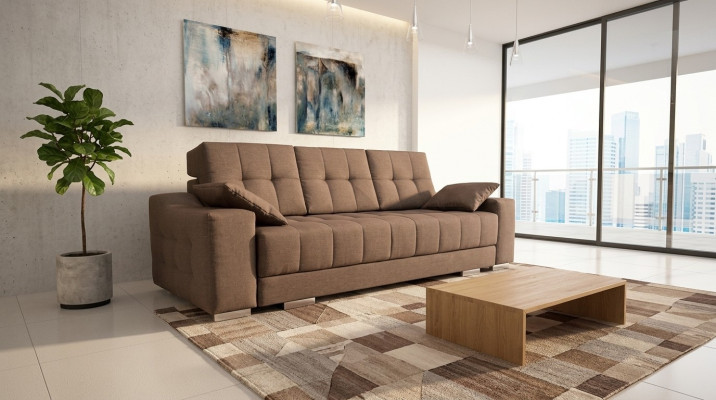 Couch Schlafsofa Sofa Couchen Polster Multifunktion 3 Sitzer Bettfunktion
