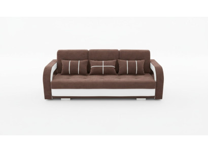 Sofa Couch Polster Sofas Couchen Schlafsofa Bettfunktion 3 Sitzer + Hocker Neu