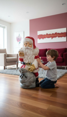 Design Maulwurfen Nikolaus Figur Garten Statue Skulptur Figuren Skulpturen Claus