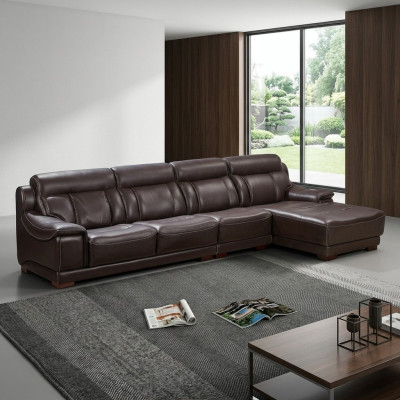 Polster Leder Couch Eck Sofa Sitz Garnitur Wohn Zimmer Landschaft Sofas Neu