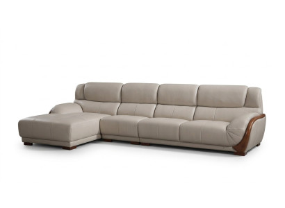 Eck Sofa Leder Polster Sitz Eck Couch Garnitur Wohn Zimmer Landschaft