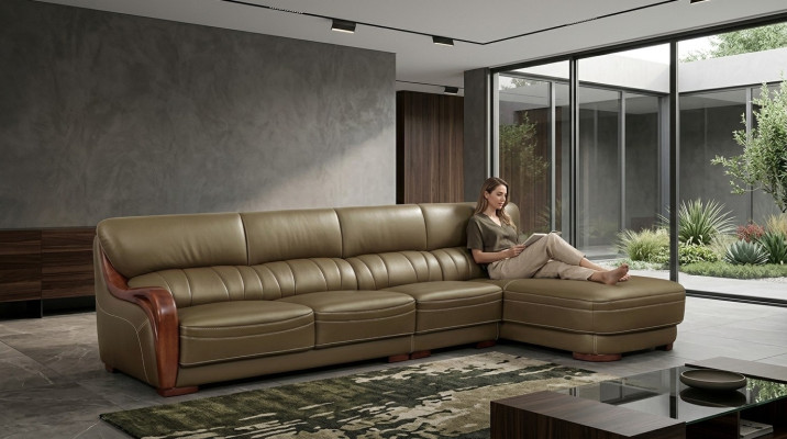 Eck Sofa Couch Designer Polster Sitz Ecke Leder Couchen Wohn Landschaft