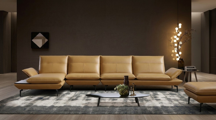 Eck Sitz Sofa Couch Designer Polster Ecke Wohn Landschaft Leder Couchen