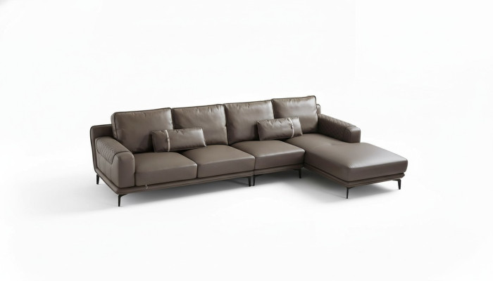 Eck Sofa Couch Designer Polster Sitz Ecke Wohn Landschaft Leder Couchen