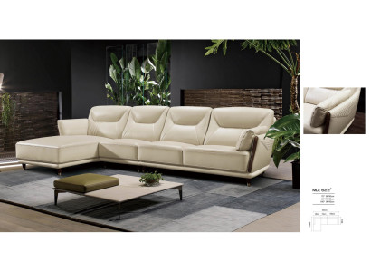 Italienische Design Eck Sofa Sitz Polster Eck Garnitur Couchen Ecke Leder