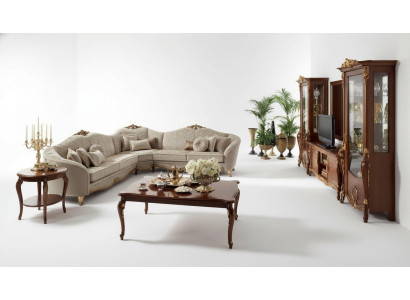 Klassische Design Couch Ecksofa Wohnlandschaft Sofa Polster Sitz arredoclassic