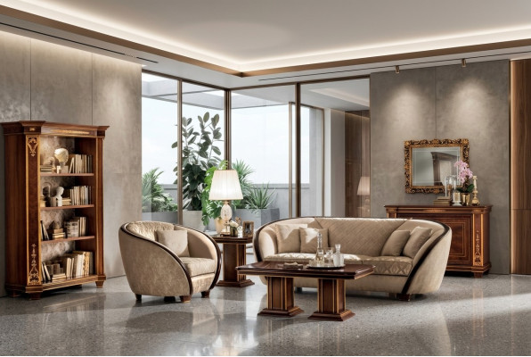 Luxus Klasse 3+1 Italienische Sofagarnitur Möbel Couch Sofa Neu arredoclassic™