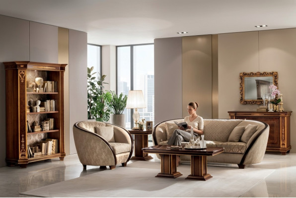 Luxus Sofagarnitur Klasse 3+3 Italienische Möbel Couch Sofa Neu arredoclassic™