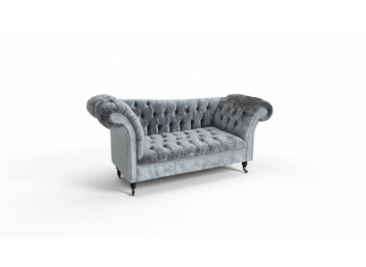 Design Chesterfield Stoff Couch Chaise Lounge Polster Neu Chaiselongues Sofas