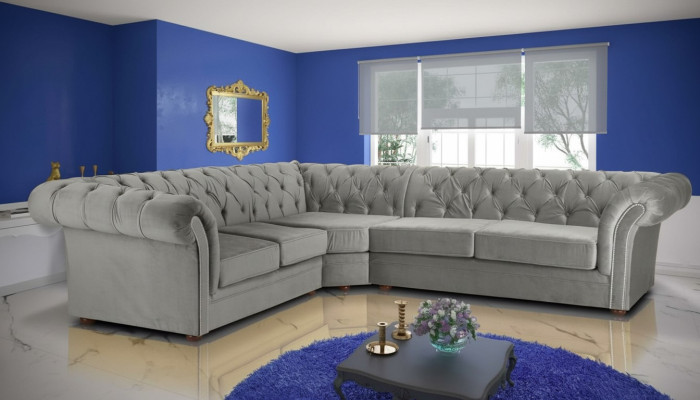 245x308cm Couch Polster Chesterfield Sofa Maßfertigung Couchen Sofas Garnitur