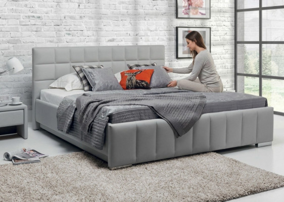 Hochwertiges Luxus Doppel Bett Betten Polster Design Ehe Hotel Leder