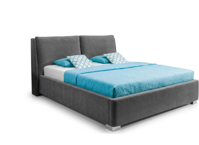 Design Bett Schlafzimmer Betten Textil Leder Hotel Luxus Polster Ehe Doppel