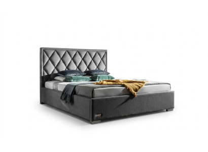 Designer Bett Schlafzimmer Betten Textil Leder Hotel Luxus Polster Sitz Stoff