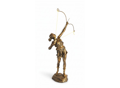 Diana Göttin Bogen Pfeil XXL Designer Statue Skulptur Figur Statuen Dekoration