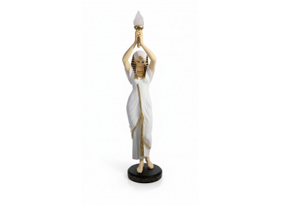 Design Stehleuchte Ägptische Frau Figur Steh Lampe Leuchten Steh Lampen Figur