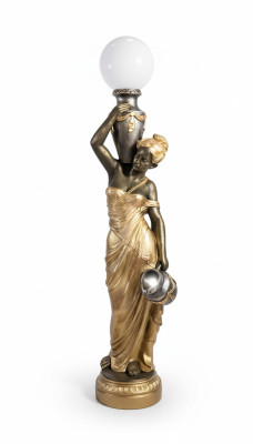 Stehleuchte Lampe Leuchte Statue Figur Skulpturen Skulptur Statuen Standlampe