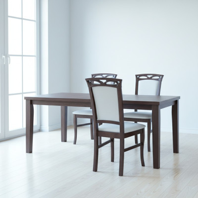 6x Designer Stuhl Set Esszimmer Lehn Polster Sitz Stühle Komplett Garnitur