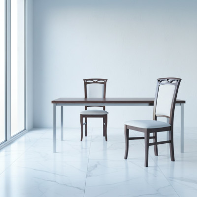 8x Designer Stuhl Set Esszimmer Lehn Polster Sitz Stühle Komplett Garnitur