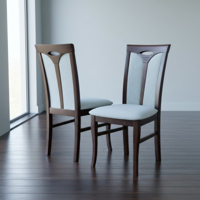 6x Stuhl Set Sitz Polster Garnitur Esszimmer Stühle Leder Lehn